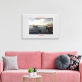 puerto/O trage ich/The port Leinwanddruck (Insitu (Wohnzimmer))