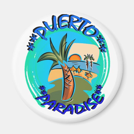 Puerto Paradies Magnet (Vorne)