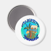 Puerto Paradise Magnet (Vorderseite/Rückseite)