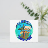 Puerto Paradise Postkarte (Stehend Vorderseite)