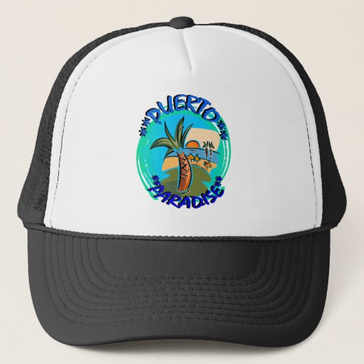 Puerto Paradise Truckerkappe (Vorderseite)