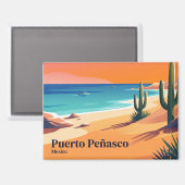 Puerto Peñasco Mexiko Magnet (Vorderseite/Rückseite)