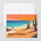 Puerto Peñasco Mexiko Postkarte (Vorne/Hinten)