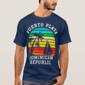 Puerto Plata Dominikanische Republik Familienurlau T-Shirt (Vorderseite)