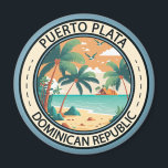 Puerto Plata Dominikanische Republik Hut Abzeichen Magnet<br><div class="desc">Puerto Plata Vektorgrafik Design. San Felipe de Puerto Plata ist die Hauptstadt der Provinz Puerto Plata an der Nordküste der Dominikanischen Republik im Atlantik. Die Stadt ist bekannt für ihre Strände.</div>