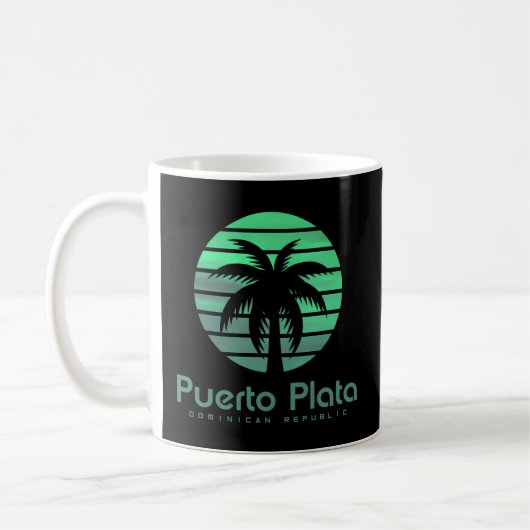 Puerto Plata Dominikanische Republik Kaffeetasse (Links)