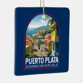 Puerto Plata Dominikanische Republik Kunst, Dichtu Keramikornament (Rechts)