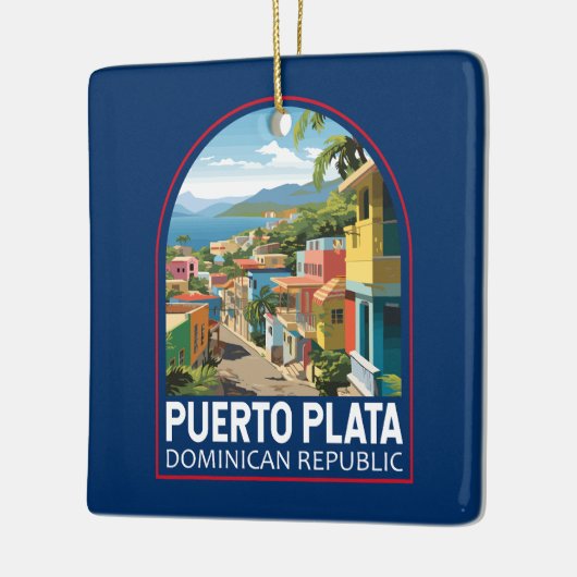 Puerto Plata Dominikanische Republik Kunst, Dichtu Keramikornament (Links)
