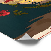 Puerto Plata: tropischer Strand Poster (Ecke)