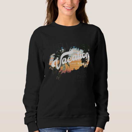 Puerto Plata vacation Puerto Plata souvenirs Domin Sweatshirt (Vorderseite)
