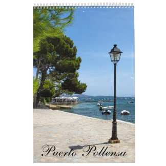 Puerto Pollensa Kalender (Single Seite aufrecht)