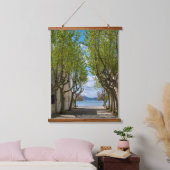 Puerto Pollensa Pine Walk Mallorca Wandteppich Mit Holzrahmen (Schlafzimmer)