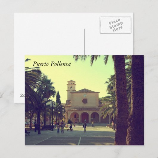 Puerto Pollensa Postkarte (Vorne/Hinten)