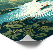 Puerto Princesa Unterirdischer Fluss Nationalpark Poster (Ecke)