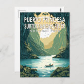 Puerto Princesa Unterirdischer Fluss Nationalpark Postkarte (Vorne/Hinten)