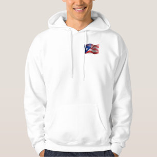 Puerto Rican-Amerikanische wellenartig bewegende Hoodie