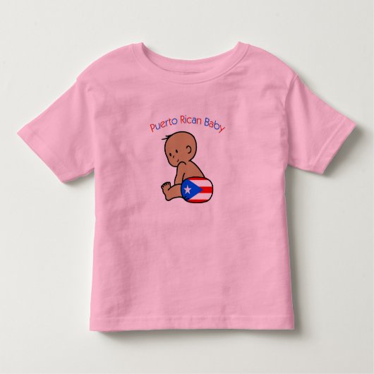Puerto Rican Baby Kleinkind T-shirt (Vorderseite)