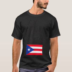 Puerto Rican Boricua Boriqua Puerto Rico Flag AY B T-Shirt