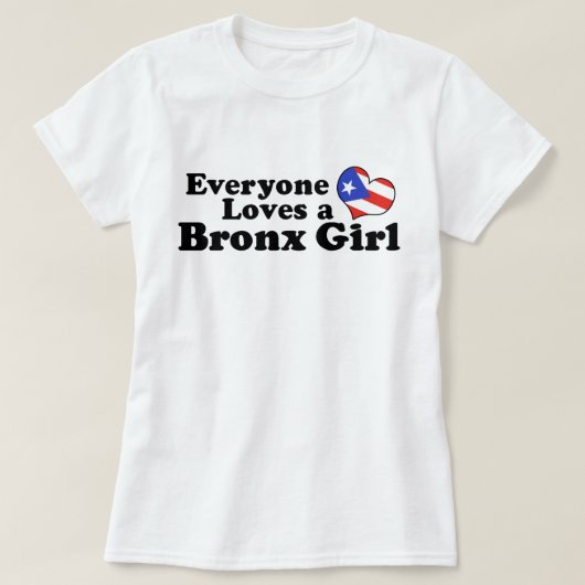 Puerto Rican Bronx Girl T-Shirt (Design vorne)