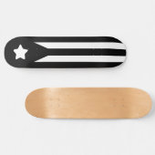Puerto Rican BW Skateboard (Horizontal)