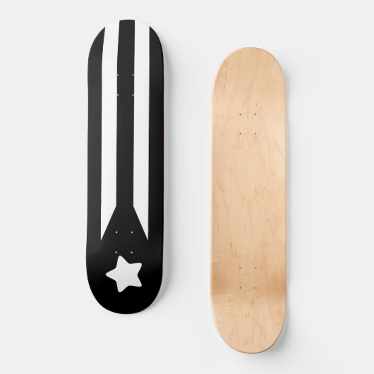 Puerto Rican BW Skateboard (Vorderseite)
