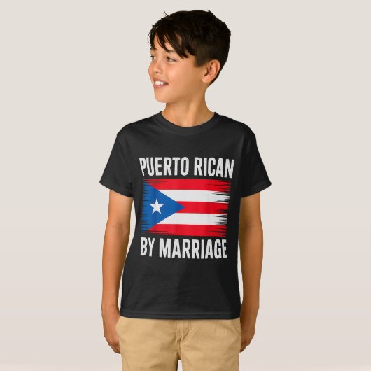 Puerto Rican By Marriage Puerto Rico T-Shirt (Vorne ganz)