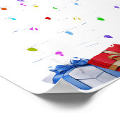 Puerto Rican Christmas Tree Lights Food Traditions Poster (Ecke)