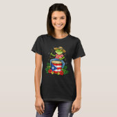 Puerto Rican Flag Coqui Frog Puerto Rico Hispanic T-Shirt (Vorne ganz)