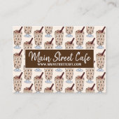 Puerto Rican Food Cuisine Arroz con Dulce Dessert Visitenkarte (Vorderseite)