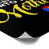 Puerto Rican Funny Quote Puerto Rico Pride Distres Poster (Ecke)