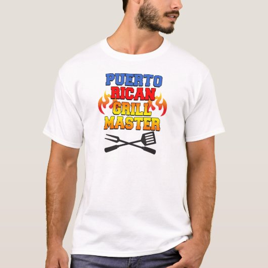 Puerto Rican Grill Master T-Shirt (Vorderseite)