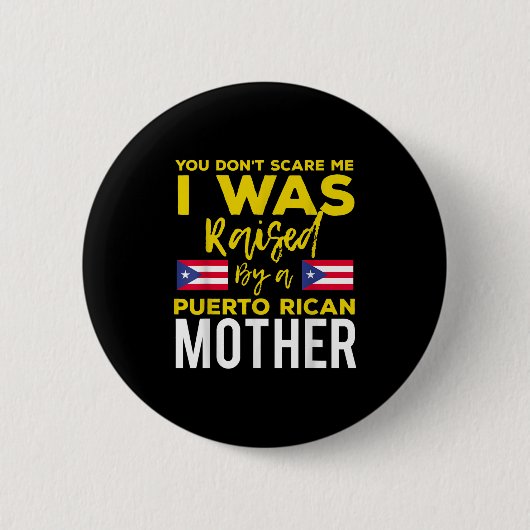 Puerto Rican Joke Quote Puerto Rico Pride Button (Vorderseite)