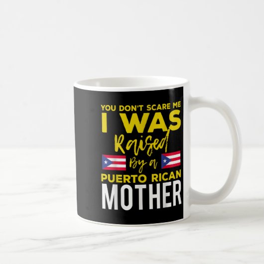 Puerto Rican Joke Quote Puerto Rico Pride Kaffeetasse (Rechts)