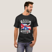 Puerto rican Kuban Hälfte Kuban Hälfte Puerto rica T-Shirt (Vorne ganz)