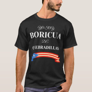 Puerto Rican Proud Boricua De Quebradillas T-Shirt