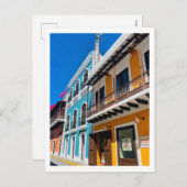 Puerto Rican Street Feiertagspostkarte (Vorne/Hinten)