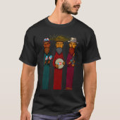 Puerto Rican Three Kings with Musical Parranda T-Shirt (Vorderseite)