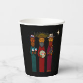 Puerto Rican Three Wise Men – Parranda Pappbecher (Rückseite)