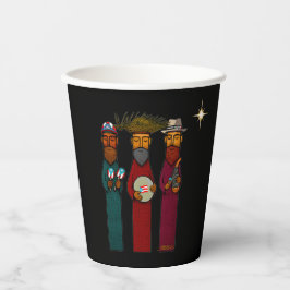 Puerto Rican Three Wise Men – Parranda Pappbecher