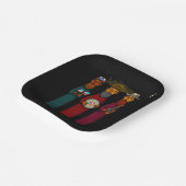 Puerto Rican Three Wise Men – Parranda Pappteller (Gewinkelt)