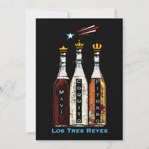 Puerto Rican Tres Reyes Boricuas Feiertagskarte