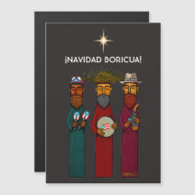 Puerto-ricanische Heiligen Drei Könige mit musikal