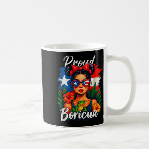 Puerto-ricanische Mädchen Boricua Puerto Rico Erbe Kaffeetasse