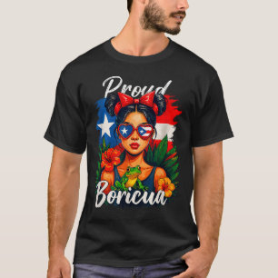 Puerto-ricanische Mädchen Boricua Puerto Rico Erbe T-Shirt