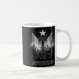 Puerto-ricanische NY Männer Frauen Taino-Flagge Pu Kaffeetasse