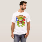 Puerto-ricanischer Coqui-Frosch T-Shirt (Vorne ganz)