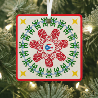 Puerto-ricanischer Taino Coqui Atabey Schmuck Ornament Aus Metall