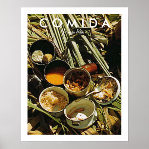 Puerto-ricanisches Essen, Geschichte, Puerto Rico Poster