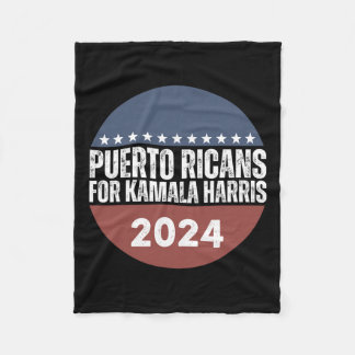 Puerto Ricans für Kamala Harris 2024 Fleecedecke