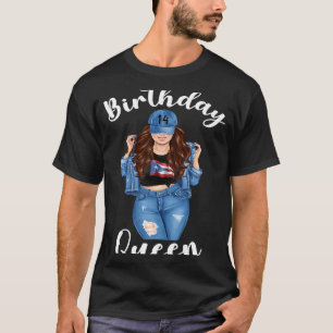 Puerto Rico 14. Geburtstag Königin Frau Puerto Ric T-Shirt